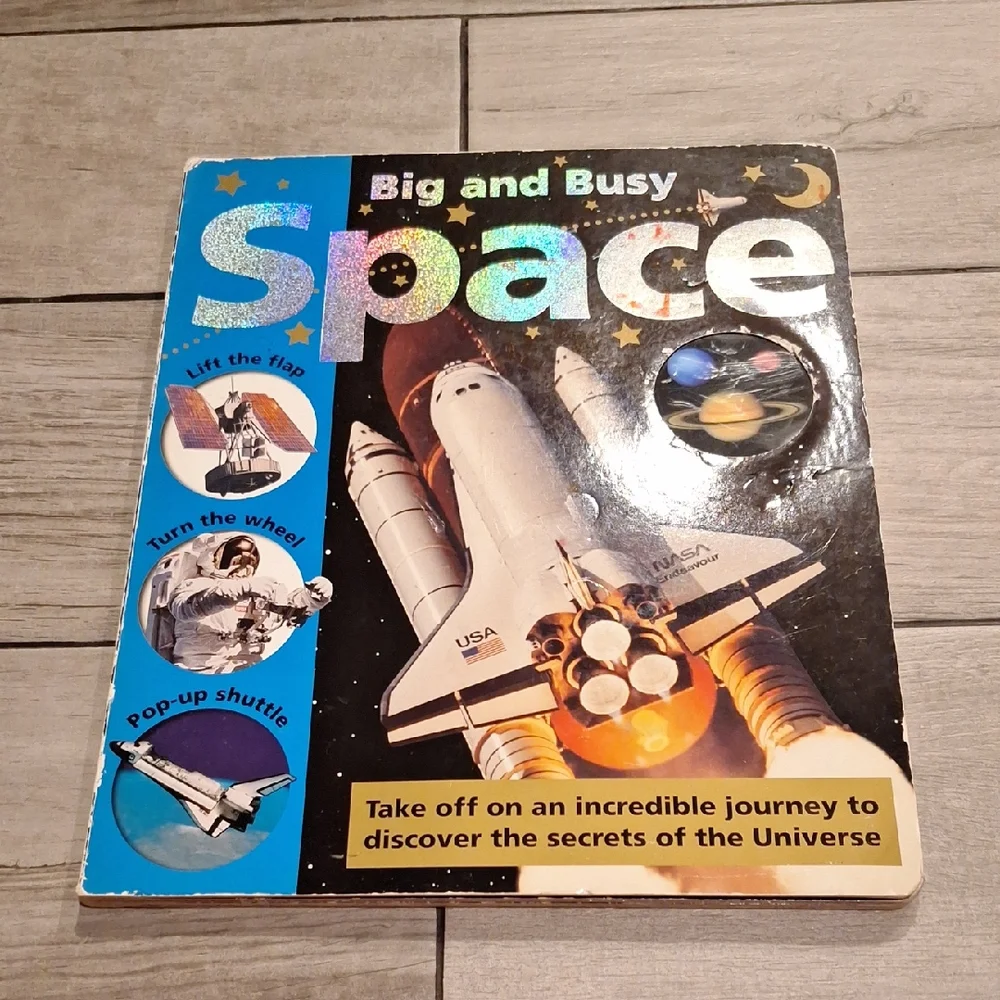 🍋‍🟩Space-Themed Interactive Board Book🐧